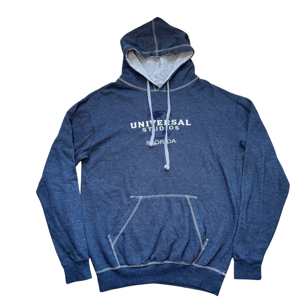 Universal Studios Hoodie Navy Blue Size Medium Unisex Theme Park Florida - Picture 2 of 6